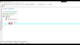 Jump statements With example || Code || Simple