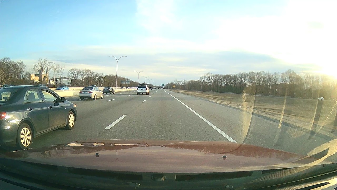 Driving from Providence to Warwick, Rhode Island