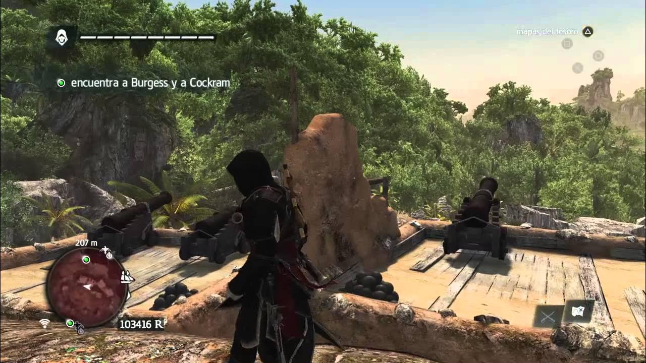 Assassins Creed 4 Black Flag - Mapa do Tesouro/Treasure Map (992,422) 