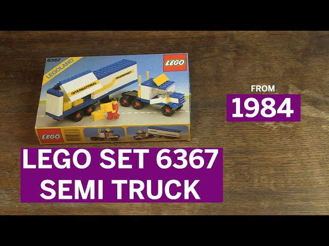 Unbox, build and review Legoset 6367 Semi Truck #lego #legoland
