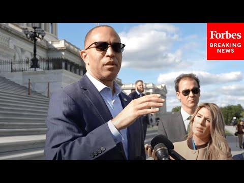 BREAKING NEWS: Hakeem Jeffries Briefs Press Outside Capitol On Day 2 Of Government Shutdown
