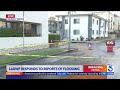 Beverly Grove Flooding: DWP Responds to Broken Pipe on San Vicente Blvd