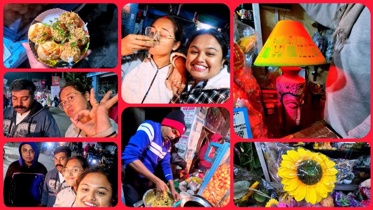 বোন কিনলো ওর বাড়ির জন্য গিফ্ট , সাথে খেলাম সুশীলদার দই ফুচকা ২প্লেট।। 