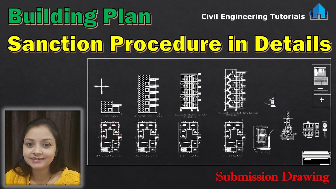 Building Plan Sanction Procedure In Details Submission Drawing