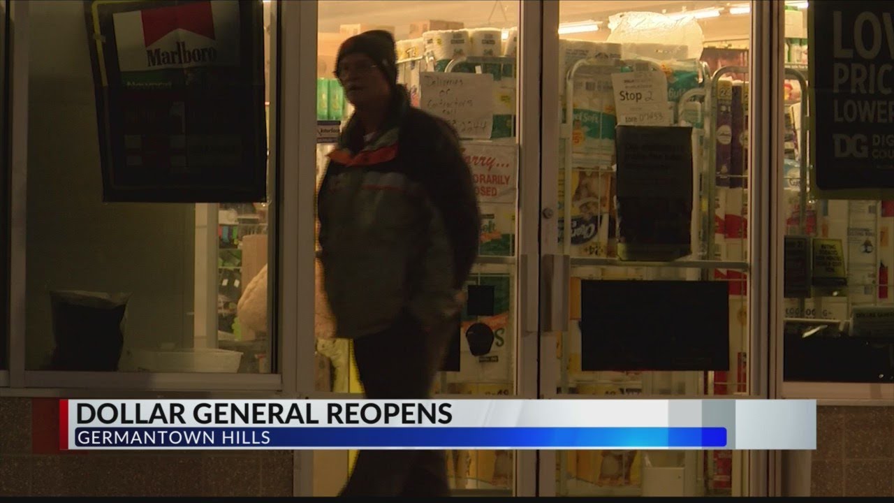 Dollar General in Germantown Hills opens back up YouTube