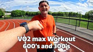 VO2 max Workout | 600's and 300's | Ultra Runner training Speed