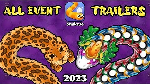 Snake.Io - ALL EVENT TRAILERS! Which one Best And Your Favorite?