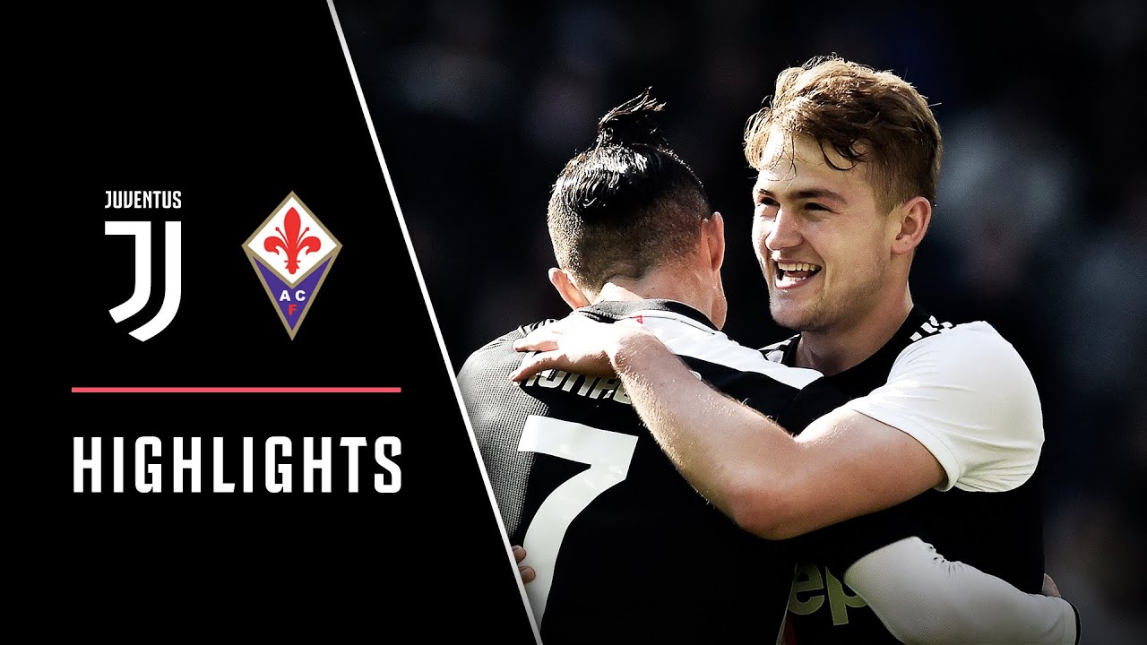 HIGHLIGHTS: Juventus vs Fiorentina - 3-0 - CR7 brace & de Ligt's first home  goal! 💡 - YouTube