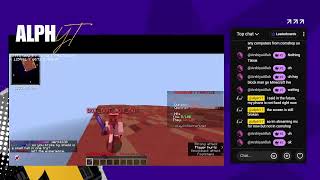 Testing Stream Widgets with Live Chat on while playing MC Java (hope it doesn't lag ;-;)