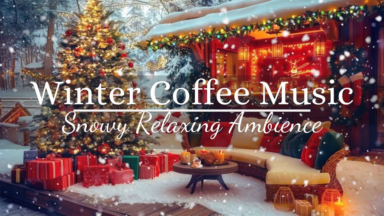 Winter Coffee Jazz ❄️ Cozy Jazz With A Snowy Holiday Atmosphere For A Relaxing Day