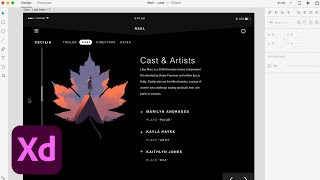 Celebrity Adobe XD June Update: Image Fill | Adobe Creative Cloud Profile