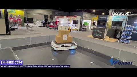 Shinhee C&M WONBOT AMR @ MODEX 2024