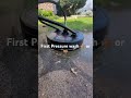 First pressure washing job 🔥💧Thumbs up or down? Let me know what y’all think! 💪#BuildInTheDark