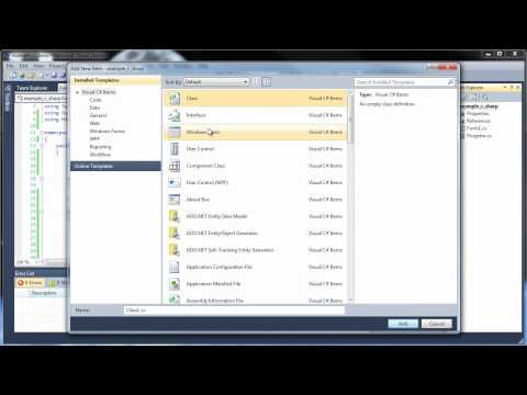 C#.Net Tutorial 12 - Static Variables and Multiple Forms