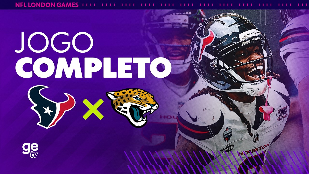 JOGO COMPLETO: HOUSTON TEXANS X JACKSONVILLE JAGUARS | NFL LONDON GAMES 2026 | ge tv