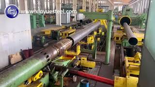 Cold expansion to adjust #steel pipe precision. Xinyue Steel Group——#steelpipe #manufacturer .
