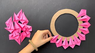 Beautiful and Easy Wall Hanging / DIY Paper craft For Home Decoration / Paper Flower Wallmate