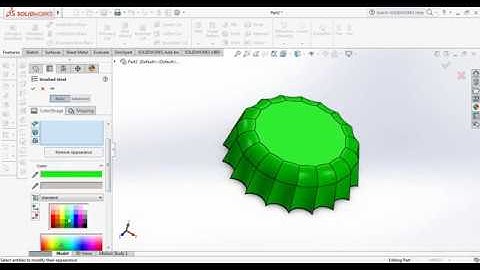 SolidWorks Tutorial - How to Make Bottle Cap