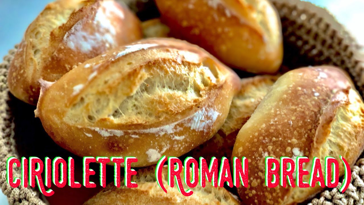 Ciriolette - Typical Roman Bread - YouTube