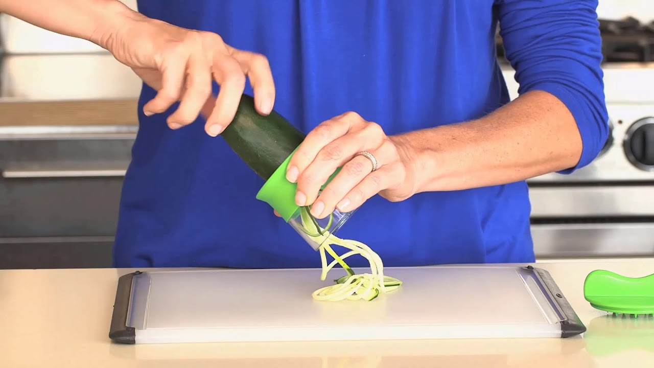 CookSentials vegetable spiralizer YouTube