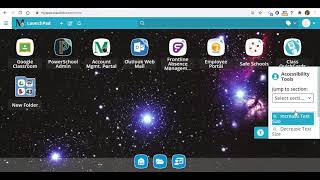 How to access My Files, change the Theme Wallpaper, and alter text size on the Launchpad.