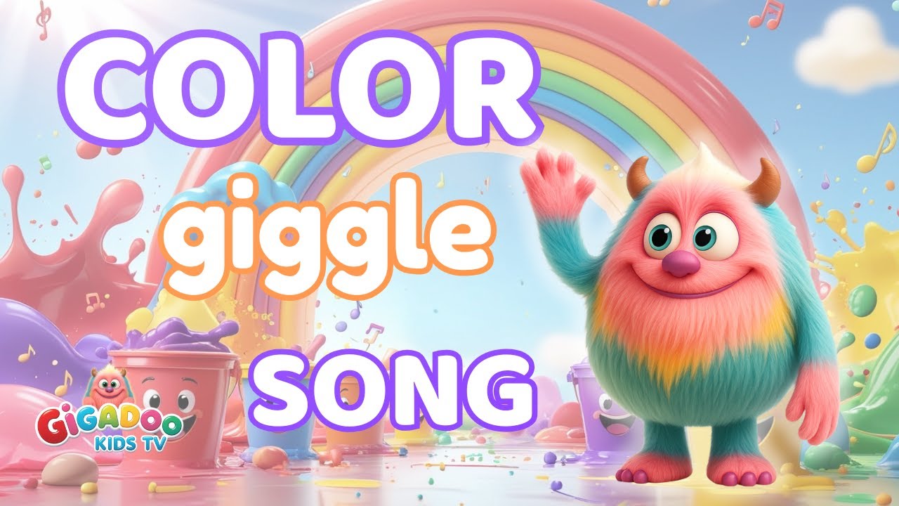 ✨ Giggle Color Song | Learn Colors in English with Gigadoo Kids! 🌈 | 色のうた・英語（カラフル）