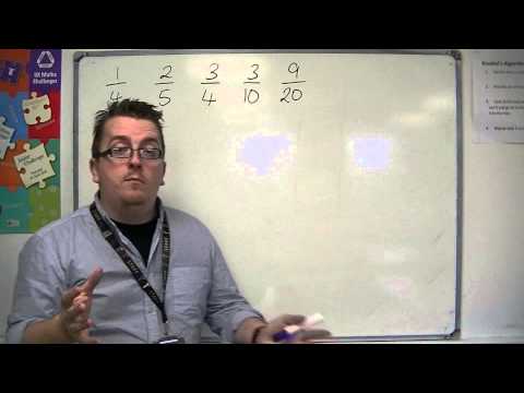 GCSE Maths from Scratch 5.03 Writing Fractions in Order of Size