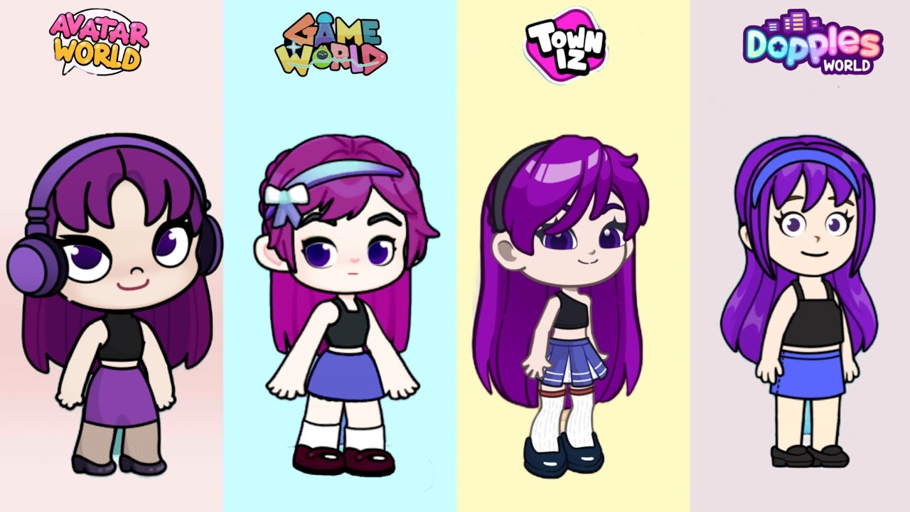 🖤💜Behania Powerpuff Girl Inspired Look In 4 Gameplay 