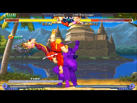 Fightcade 👊 Street Fighter Alpha 2 👊🏽 Quintino 🇧🇷 Vs [LND]Blackjugger 🇧🇷