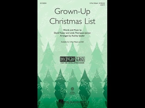 Grown-Up Christmas List