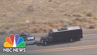 Stolen Party Bus Crashes During High Speed Chase Near Los Angeles screenshot 4