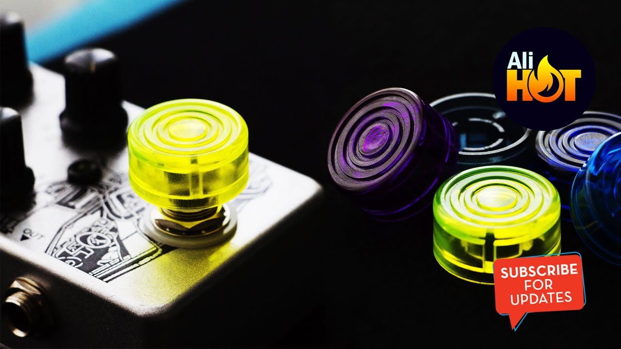 Насадки на кнопки педалей эффектов (аналог mooer candy topper)  - распаковка посылки с Алиэкспресс