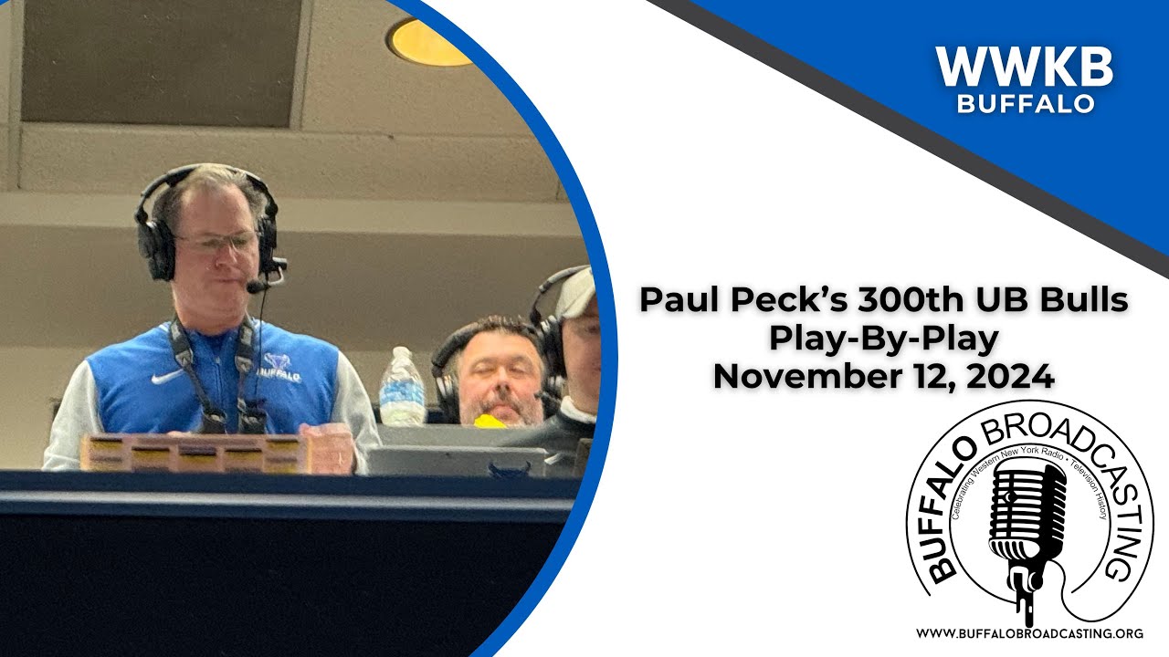 WWKB, 1520AM Paul Peck's 300th UB Bulls Play-By-Play Game, November 12, 2024