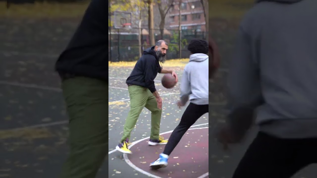 GEORGE PAPOUTSIS aka #themessiah wanders onto a local NYC park