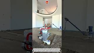 Automatic Laser-Guided Concrete Floor Leveling Robot | Modern Construction Technology