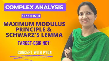 Maximum Modulus Principle & Schwarz