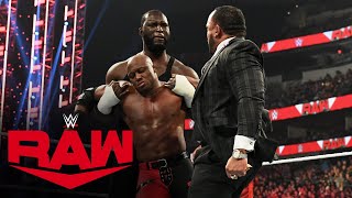 Mvp Helps Omos Launch A Sneak Attack On Bobby Lashley Raw April 4 2022