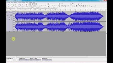 Using Audacity to convert an MP3 to a WAV and remove its metadata