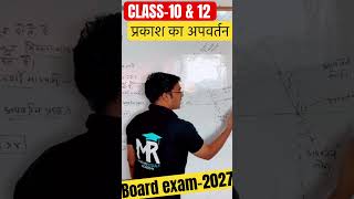 Refraction of Light class 10&amp;12||class 10 science||shorts|| Light|| BOARD EXAM 2027||