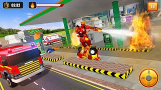 Firefighter Robot Transform Truck: Rescue Hero (1st to 5th Levels) screenshot 4