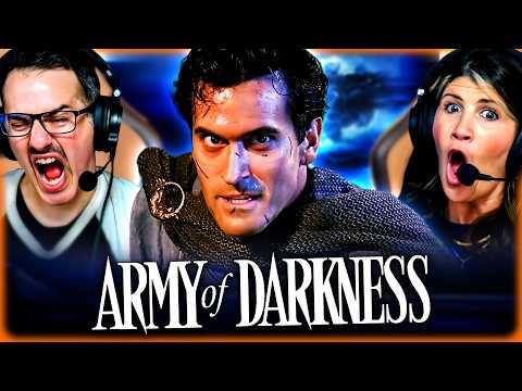 ARMY OF DARKNESS MOVIE REACTION - SAM RAIMI WENT FULL MEDIEVAL MADNESS! - FIRST TIME WATCHING