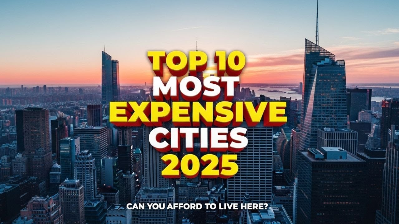 Top 10 Most Expensive Cities 2025 🌍 | Can You Afford to Live Here?