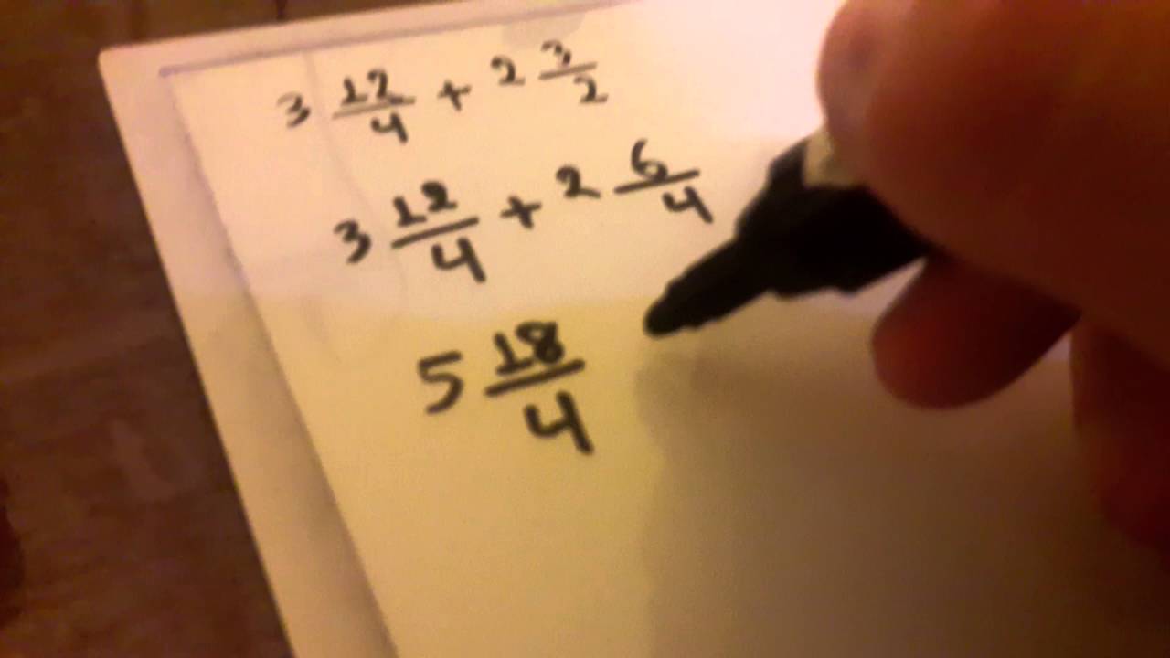 Calcule As Adições E Subtrações De Frações Homogêneas Calculo Com Fracoes Mistas Youtube