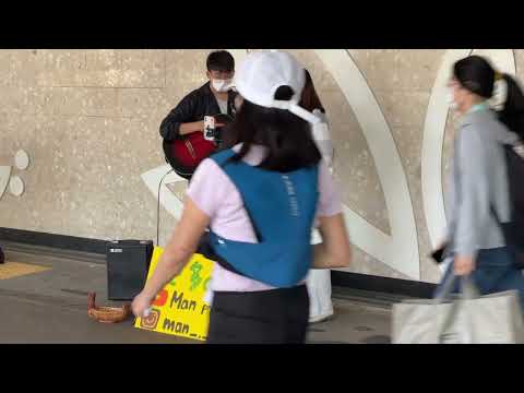(陳凱詠)隔離+(陳奕迅)Shall We Talk@沙田火車站Busking(2022/02/12)