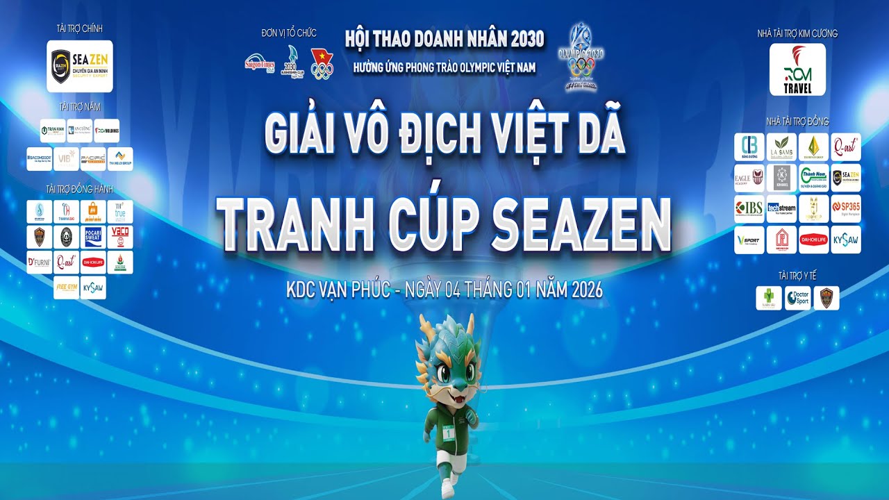 Giải Việt Dã Cúp Seazen 04 - 01 - 2026