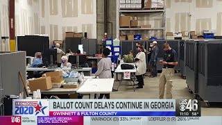 Ballot count delays continue in Georgia