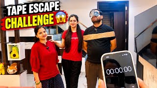 TAPE ESCAPE CHALLENGE 😱
