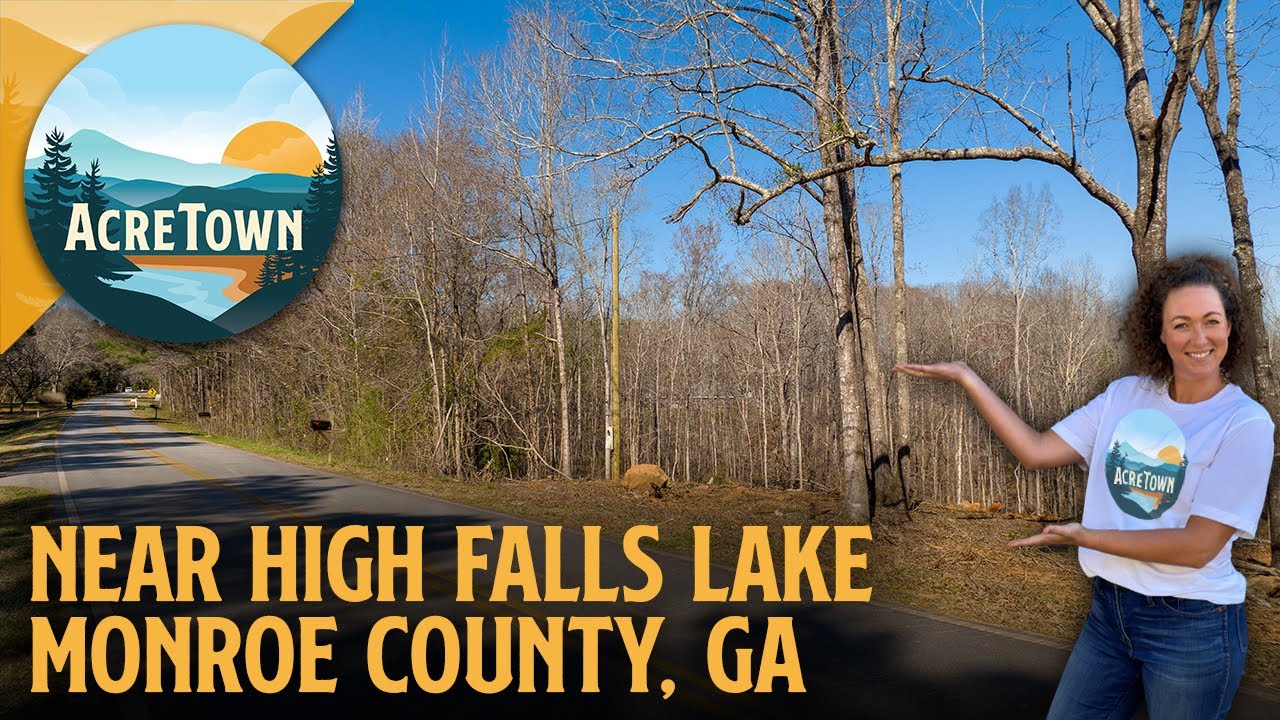 Cheap Land For Sale In Georgia | High Falls Lake w/Graded Driveway |  3.65 acres of Georgia Land