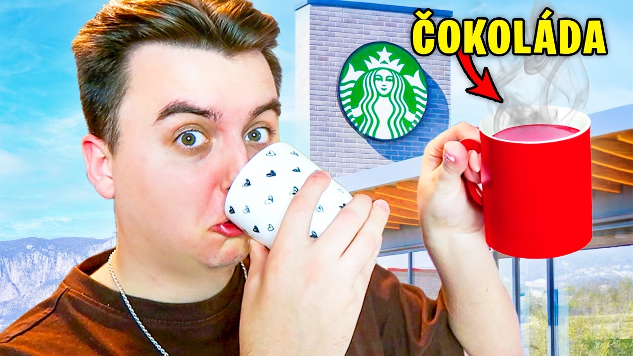 Koupili jsme Nejdivnější Příchutě Horký Čokolády a Kafe! (příchuť jednorožce?!)