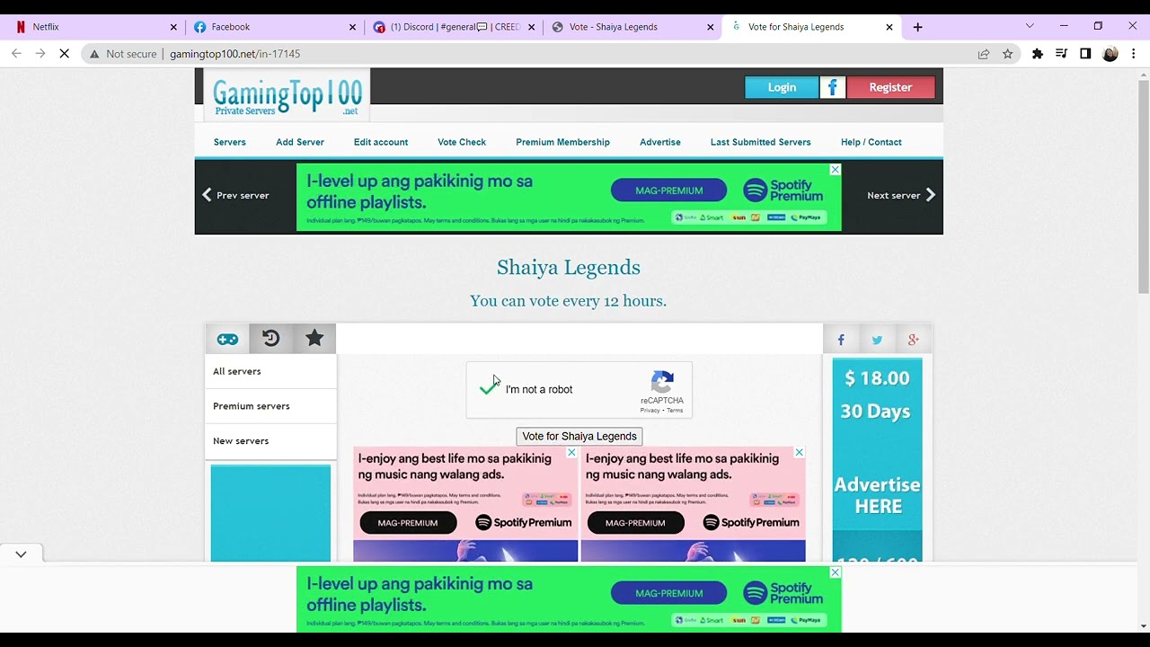 How to vote Shaiya Legends.